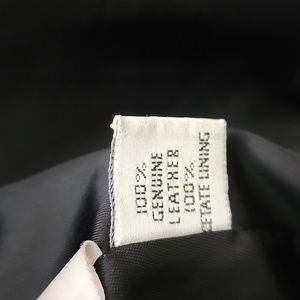 LNR La Nouvelle Renaissance 100% Black Leather Jacket Size M